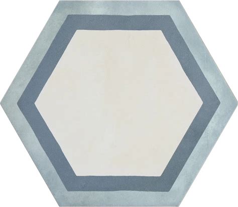 Banza Porcelain Tile Matte Hex 8X9 Floors Walls Hexagon Deco Ocean Cielo / 8" X 9" / Matte