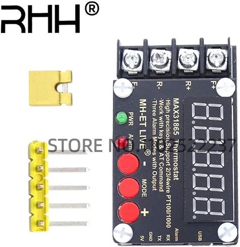 MAX31865 Temperature Measurement Module Collector High Precision PT100 PT1000 Serial Port Host Computer For Ardunio/STM32/PI - Aliexpress 502
