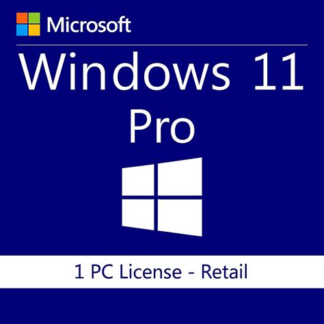 Microsoft Windows 11 Professional License - 64 Bit
