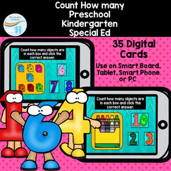 How Many Preschool - Kindergarten & Special Ed Boom Cards