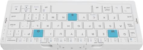 Tangxi Foldable Bluetooth Keyboard, Folding Wire Less Portable Keyboard With Stand Holder, 160Mah Ultra Slim Pocket For Android For Ios (Silver)