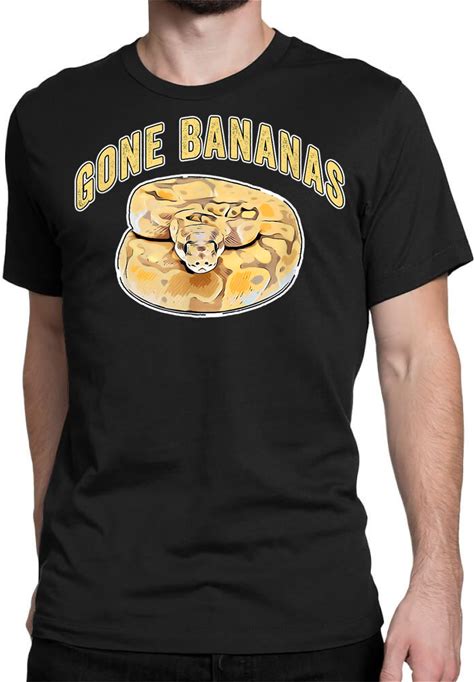 Banana Ball Python Reptile Gone Bananas Classic T-Shirt By Artistshot