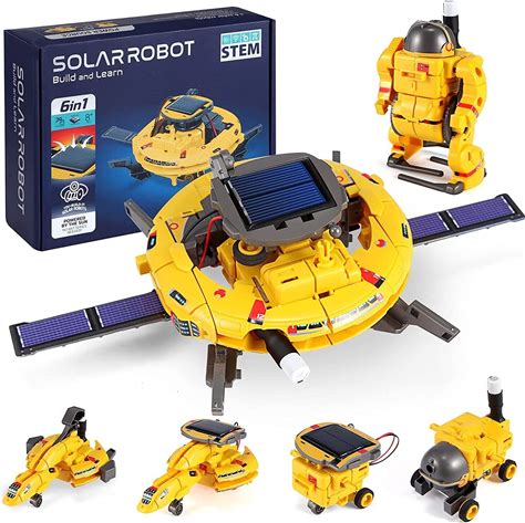 Stem Projects For Kids Science Kit Solar Robot 6 in 1