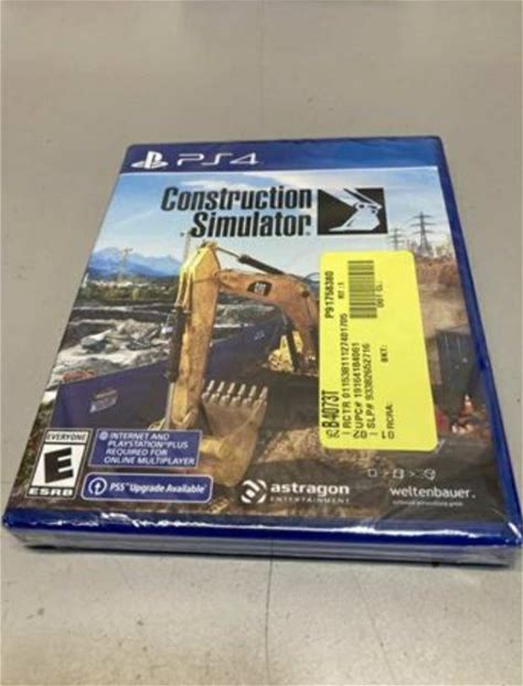 Construction Simulator - Playstation 4 New Sealed