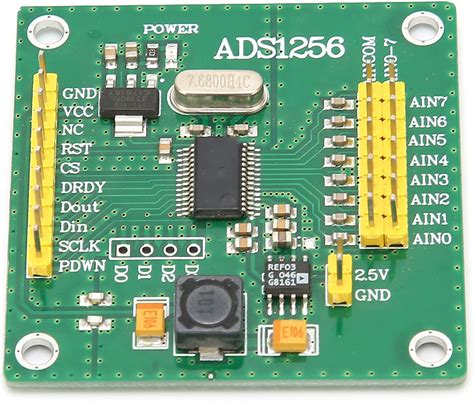 Analog To Digital Conversion Module 8 Channel 24 Bit ADC Acquisition Board Convert ADC ADS1256 30Ksps