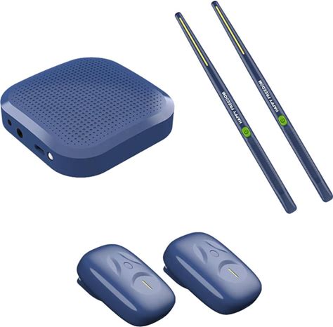 Virtual Electronic Drum Set, Air Drum Sticks Set, Electric Drumsticks, Air Drum With Drumsticks, Pedals, Bluetooth And 8 Sounds, Electric Tabletop