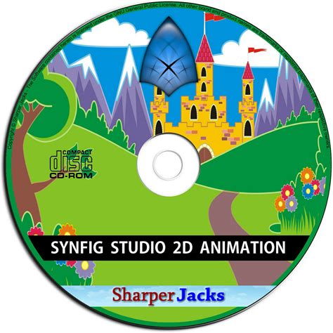 NEW & Fast Ship Synfig Studio Professional 2D Animation Software For PC Disc. Provided By Sharper Jacks. Image, Video & Audio.