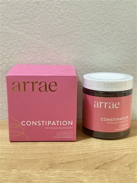Arrae Constipation Effective Relief & Digestive Support 60 Capsules- New. Arrae. Vitamins & Minerals.