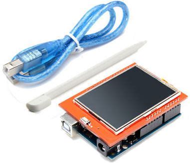 Uno R3 Atmega328p Board + 2.4 Inch Tft Lcd Touch Screen Module For