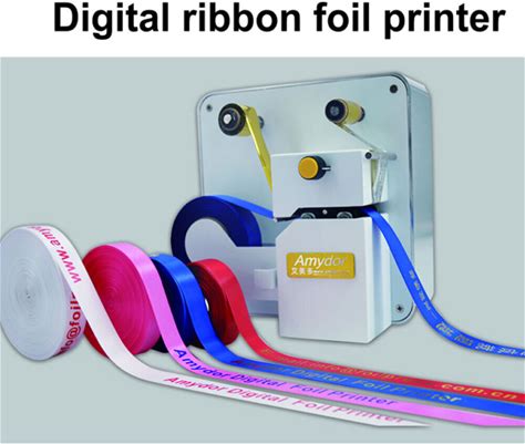 Digital Ribbon Printer, Satin Ribbon Printing Machine Hot Stamping Foil Printer