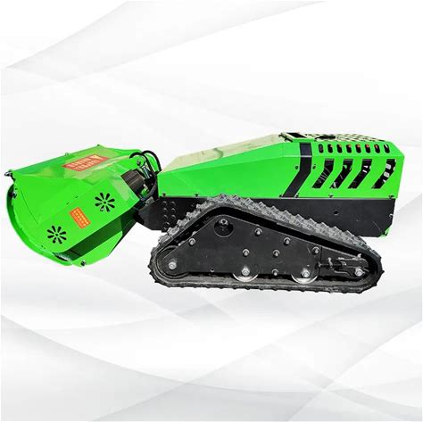 Remote Control Lawn Mower Zero Turn Mini Hay Mower Automatic Small Grass Cutting Machine Crawler Type With Super Powerful