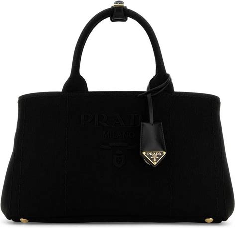 Prada Logo-Embroidered Large Handbag - Only One Size