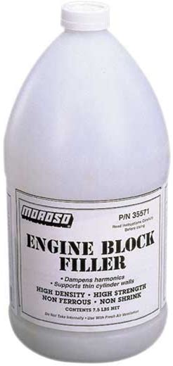 Moroso 35571 Engine Block Crack Filler Repair (1 Gallon Jug)