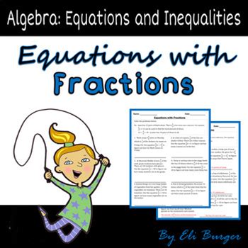 Equations With Fractions: Word Problems - 6th Grade Algebra