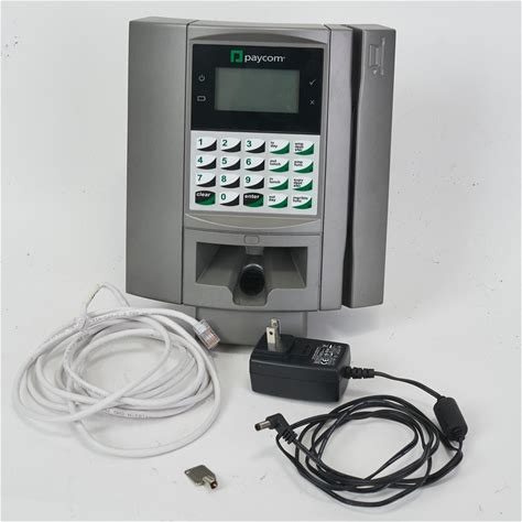 Paycom MXS2111105 Time Clock Punch Clock Employee Parts Only NOT Tested. Paycom. Time Clocks.