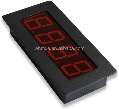 Embedded Installation 1.2-Inch Four-Digit LED Digital Numeric Display With Programmable Multi-Color Display