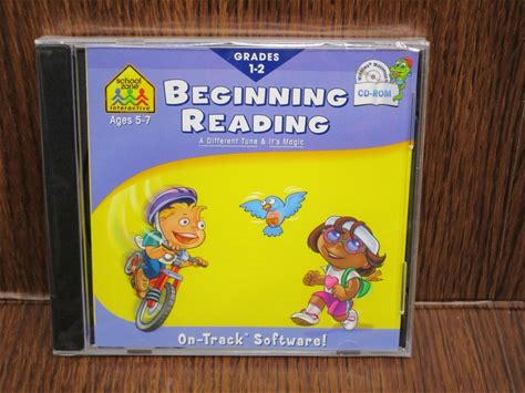 Software PC School Zone Beginning Reading Grades 1 2 Ages 5-7 NEW Jewel