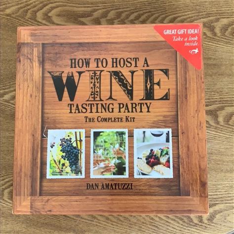 How To Host A Wine Tasting Party Board Game Date Night Dinner Party Activity | Color: Brown/Red | Size: Os