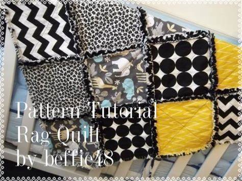 Rag Quilt Pattern Tutorial, Easy To Make With Photos