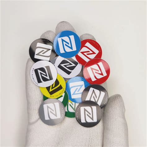 NFC Tagify Printed Nfc Pvc Stickers Red