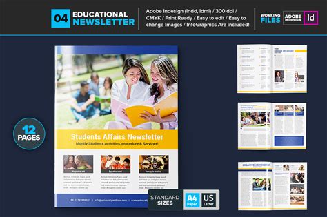 Multipurpose Newsletter Template 04 By Layout Design | Creative Market