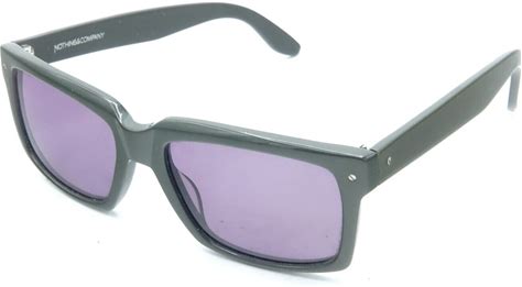 Nothing And Company Sunglasses Hellman Green Frame Purple Lens