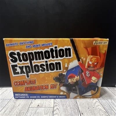 Stopmotion Explosion Animation Kit With Software Cd, Sound Fx, Sample