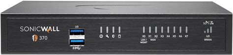 Sonicwall - TZ370 Firewall (Gen 7) W/ Secure Upgrade Plus (2-Year Advanced Protection Security Suite) | 02-SSC-6820