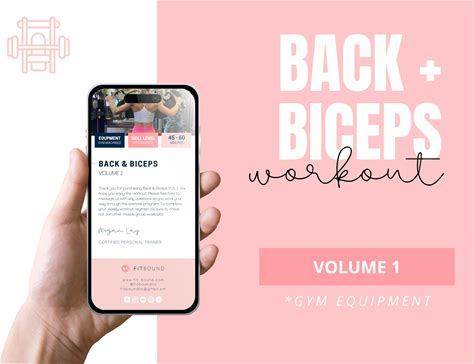 Volume 1 - Back And Biceps Exercise Program