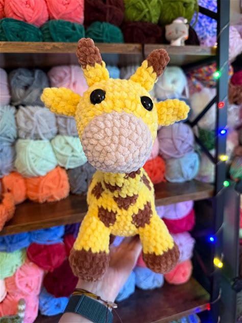Crochet Giraffe | Handmade Amigurumi | Soft Animal Plushie |