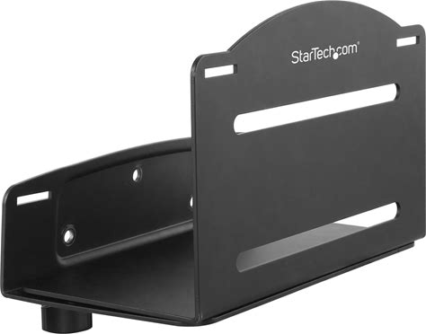 Startech.Com CPU Mount - Adjustable Computer Wall Mount - PC Wall Mount - CPU Wall Mount - Adjustable Width 4.8 To 8.3in - Heavy-Duty Metal ODFN971366