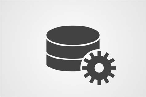Database Setting Glyph Icon