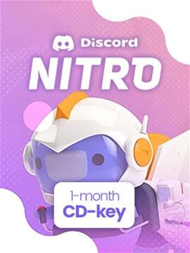 Discord Nitro 1 Month Discord CD Key
