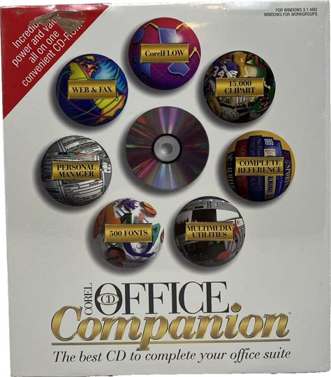 Corel Office Companion Suite Complete Business Management Software Windows 3.1. Corel. Office & Business.