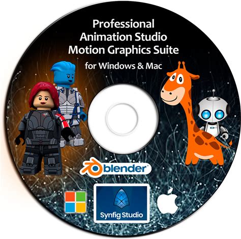 Animation Studio- PRO 3D/2D Motion Graphic Design Editing Software-DVD Win/Mac