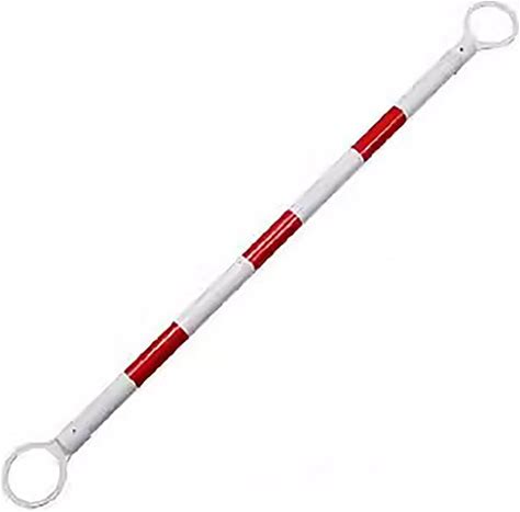 Traffic Cones, Cones For Sports Training, Safety Cones, Parking Cones, 100cm/39.4in Traffic Cone Bar For Road Construction, White/Red 10Pack(Red/White)