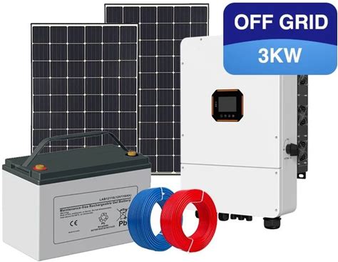 Factory Price 3Kw Solar Power System Three Phase 3Kw Solar Hybrid System In Somplete Set