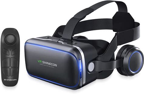 VR Headset For iPhone & Android Phone,3D VR Glasses For TV,Movies & Video Games,VR Headset With Remote Controller,Virtual Reality Headset For iPhone/