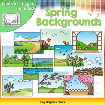 Spring Background Clip Art