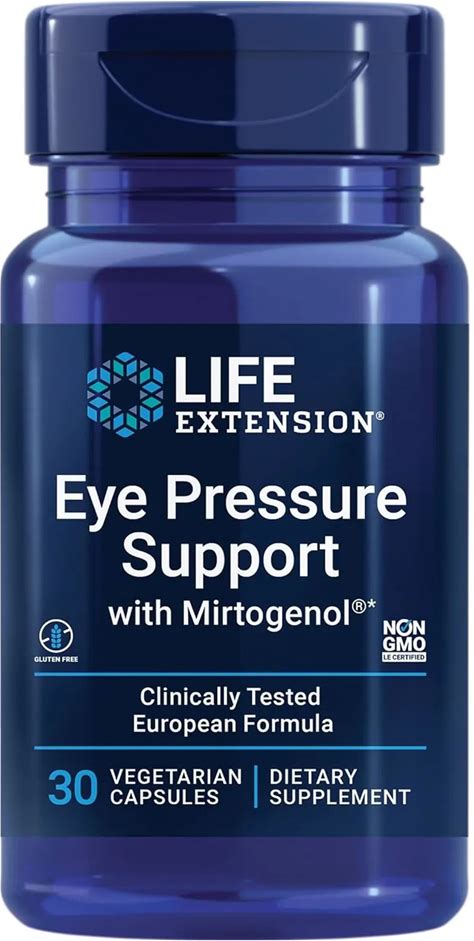 Life Extension Eye Pressure Support With Mirtogenol, 30 Vegetarian Capsules