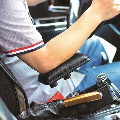 Car Long Distance Driving Armrest Storage Universal Seat Pockets Elbow