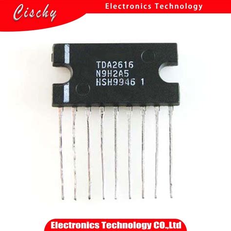 5PCS TDA2616 ZIP - Circuito Integrado De Amplificador De Potencia De Audio, Componentes Electrónicos