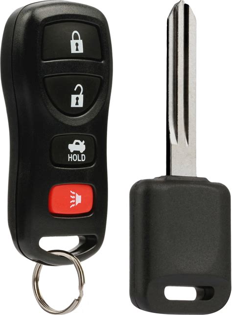 Car Key Fob Keyless Entry Remote With Ignition Key Fits KBRASTU15 4-Btn