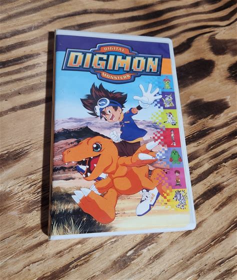 Digimon VHS Digital Monsters Vol. 1 Anime VHS 1999 Tested And Working Mold Free