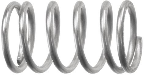 SPEC Compression Spring: 302 Stainless Steel, Cylindrical Shape, Closed, Ground End, 585 mm Lng Model: D24020