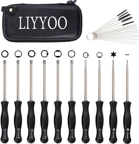 LIYYOO Carburetor Adjustment Screwdriver Tools, Carburetor Adjusting Tool (10Pcs) For Common 2 Cycle Carburator Small Engine Carburetor Adjusting Tool