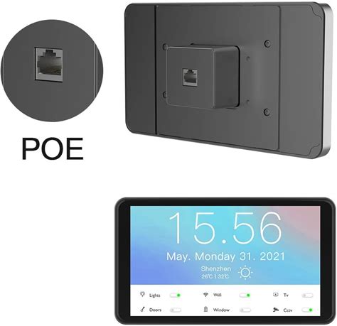 Android 5.5Inch Control Panel Touch Screen Wall Mount Touch Screen For Home Automation POE RS485 KNX Residential Control Panel