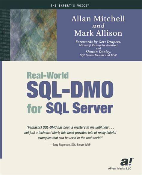 Real-World Sql-Dmo For Sql Server A€" Pdf/Epub Version Downloadable