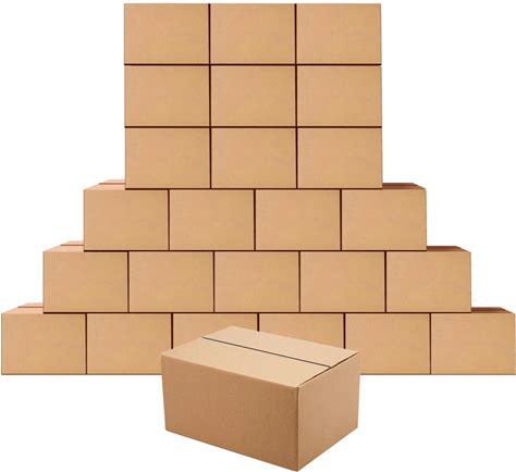 Edenseelake Cardboard Boxes 8 X 6 X 4 Inches Small Shipping Boxes, 25 Pack