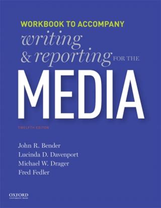 Writing And Reporting For The Media 12th Edition Workbook - Pdf/Epub Version Downloadable
